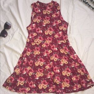 NWT Forever 21 Floral high neck dress
